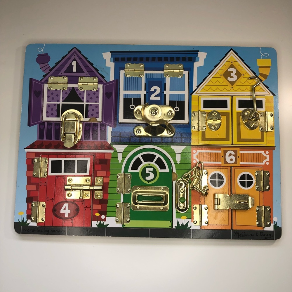 Melissa and Doug Wooden Latch Board